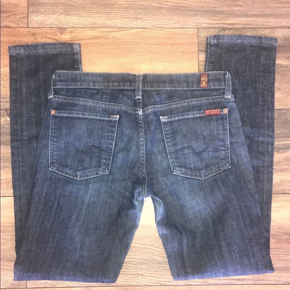 7FAM Roxanne skinny/straight leg